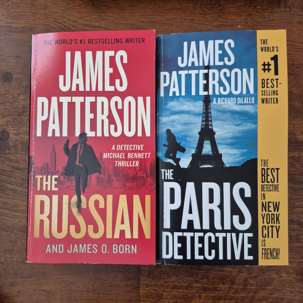 James Patterson Book Set - The Paris Detective & The Russian